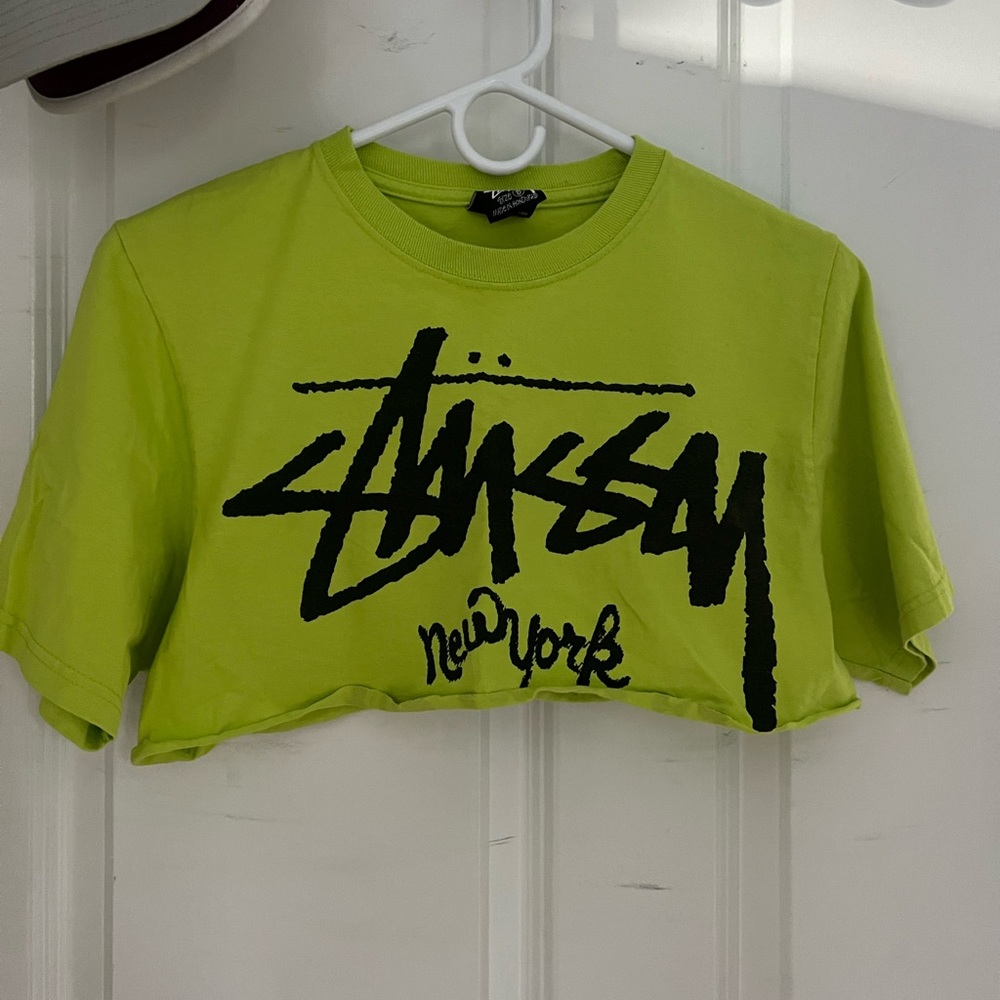 STUSSY crop top S: small